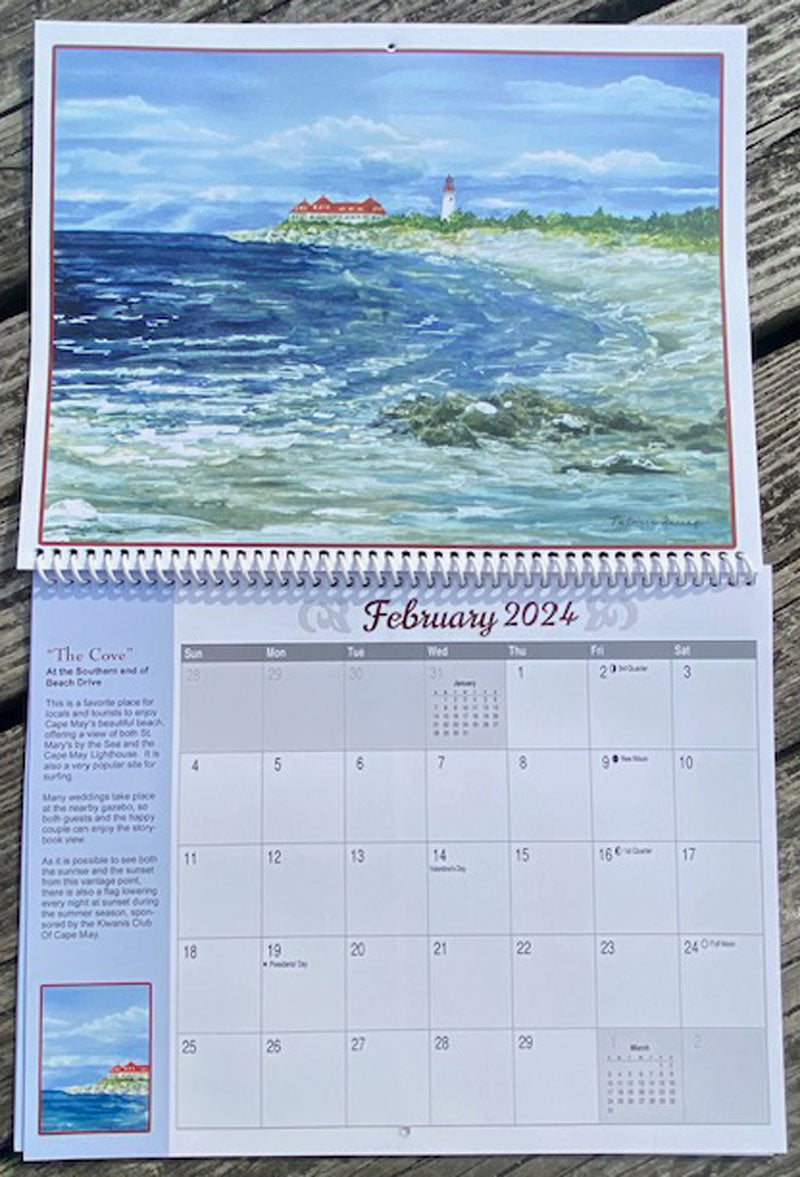 Cape May Watercolors 2024 Calendar – Patricia Rainey Studios Cape May Watercolors 2024 Calendar – Patricia Rainey Studios