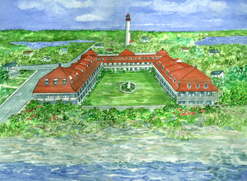 Cape May Point Science Center Drone View
