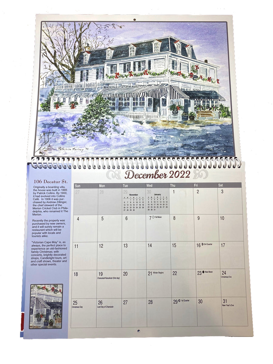 Cape May Watercolors 2023 Calendar – Patricia Rainey Studios cape-may-watercolors-2023-calendar-patricia-rainey-studios