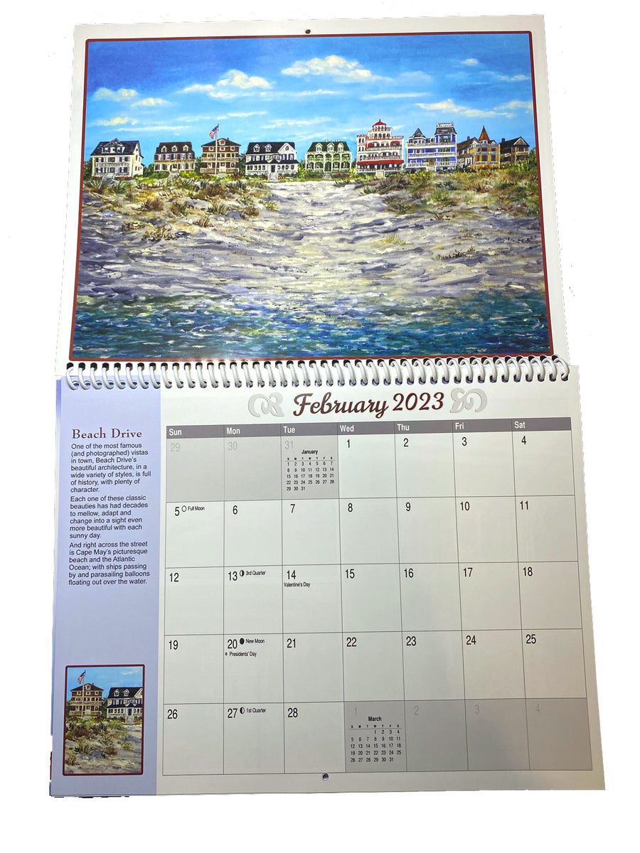 Cape May Watercolors 2023 Calendar – Patricia Rainey Studios cape-may-watercolors-2023-calendar-patricia-rainey-studios